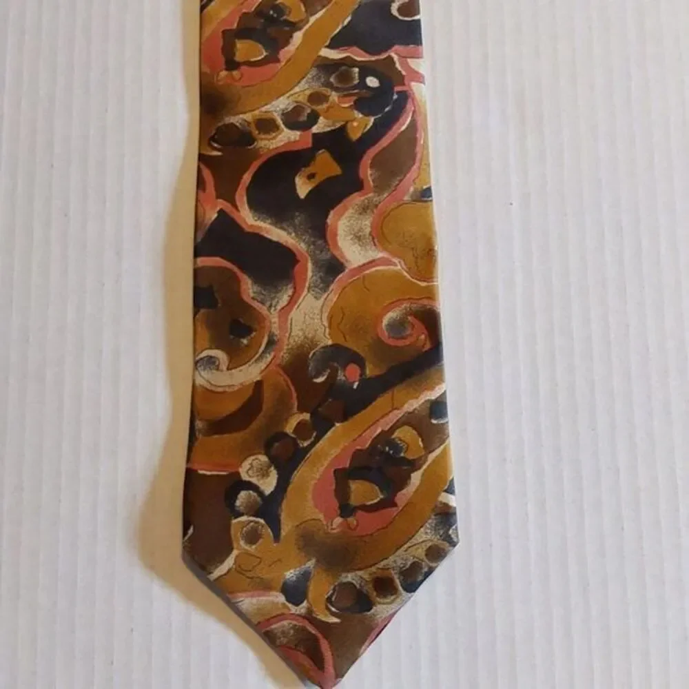 Designer Collection Men's Silk Multicolored‎ Necktie